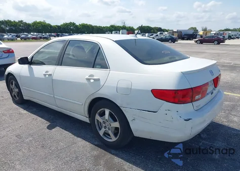 2005 Honda Accord Hybrid Ima from USA, damaged, VIN JHMCN36425C012360